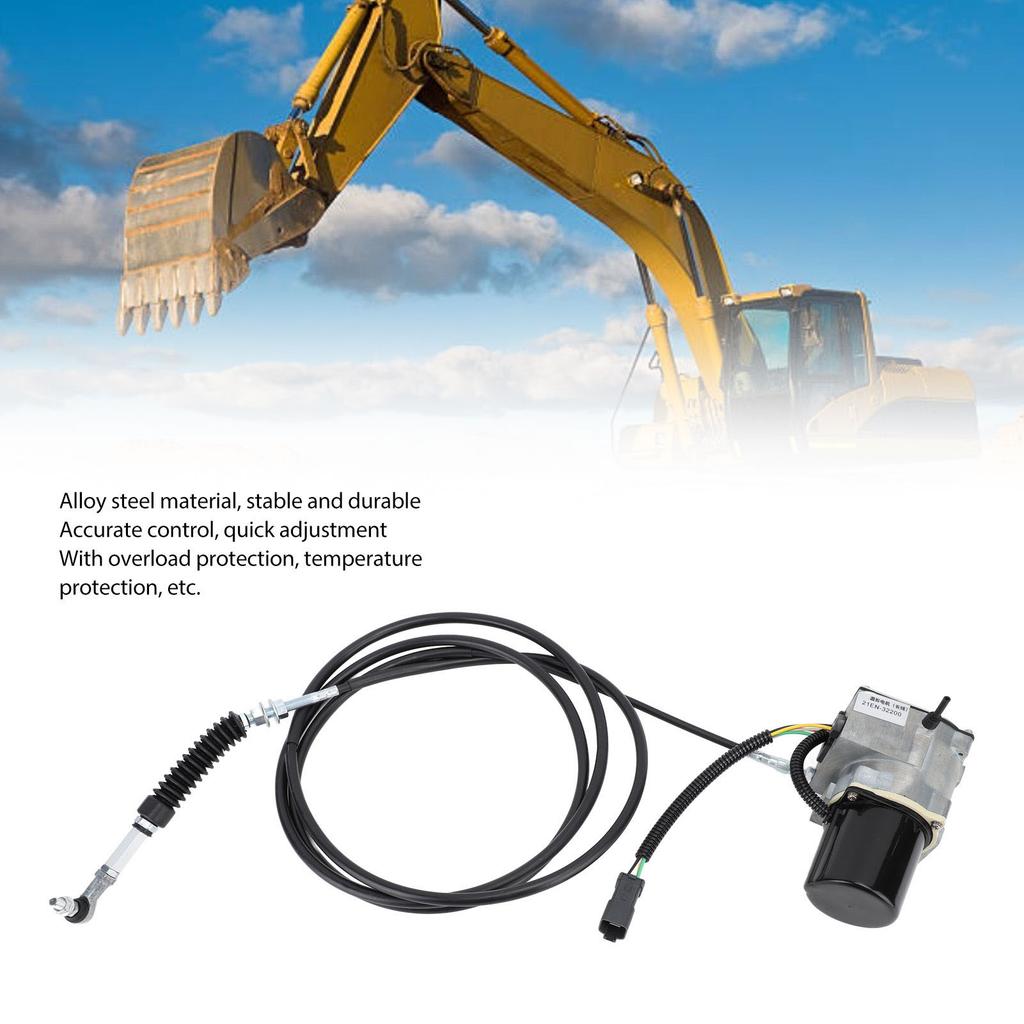 Excavator Throttle Motor 21EN‑32200 Stepper Motor Replacement for R130‑5 R215‑7 R220‑5 7R335‑7 R190