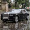 1:24 Rolls Royce Phantom 8th Luxury Alloy Metal Diecast Car Model Home Decoration Desktop Display Ornament High Simulation Gifts