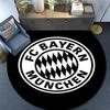 Bayern Munich Pattern Round rug,Carpet Rug for Living Room Bedroom Playroom ,Non-slip Floor Mat,Holiday Gifts and Birthday Gifts.