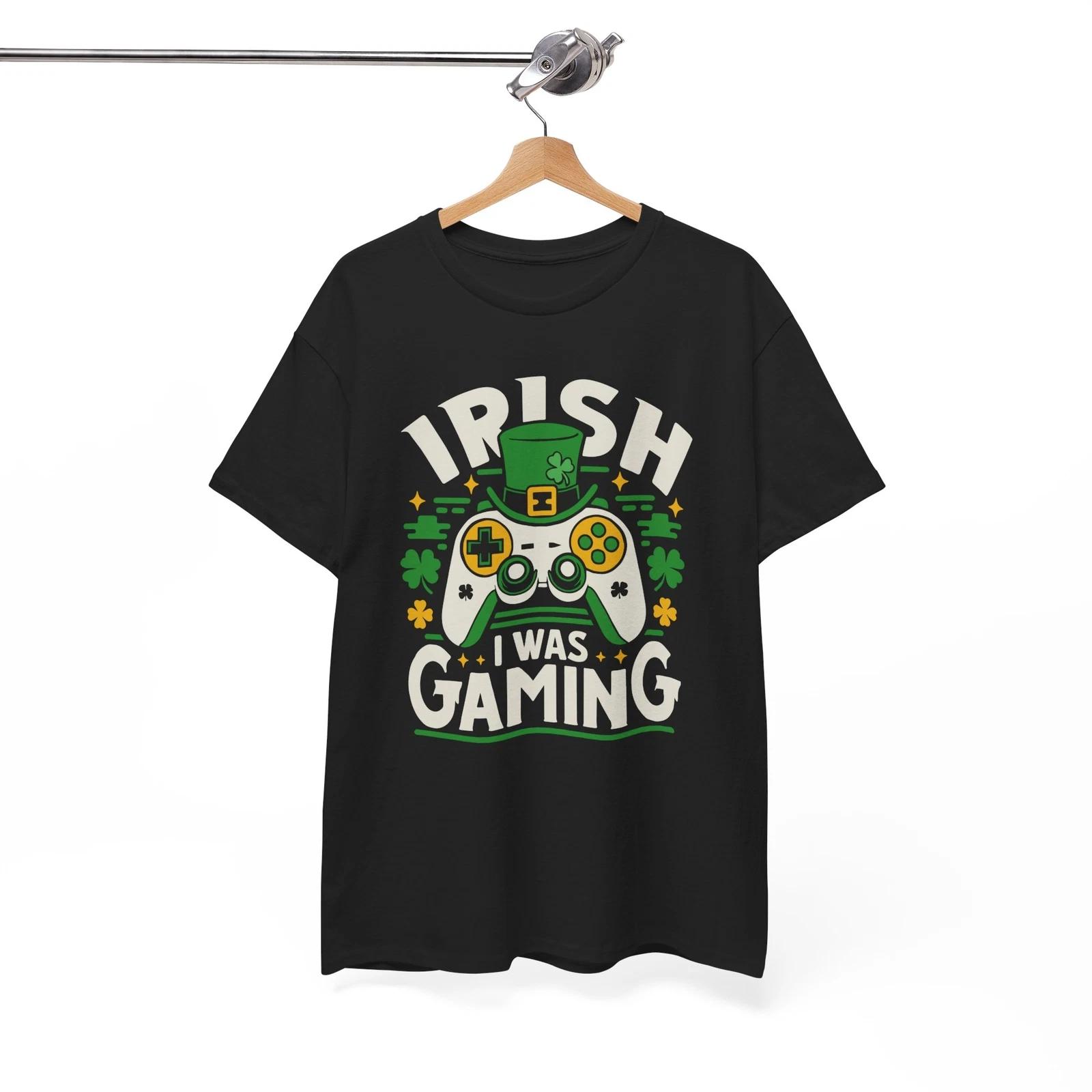 Irish Gaming T-Shirt | Retro Gamer Tee | Fun Graphic for Gamers 2XL