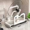 Multifunctional Kitchen Pot Lid and Cutting Board Holder