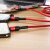 3 In 1 Micro USB Type-C 3/5A Phone Fast Charging Cable Cord