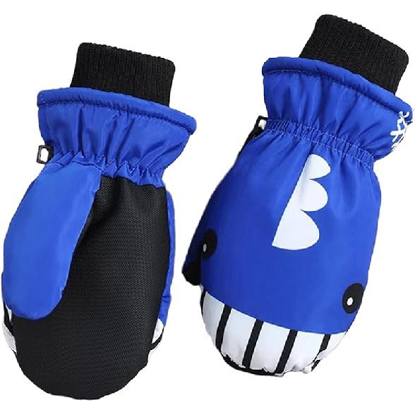 Kids Winter Warm Ski Gloves - Outdoor Mittens for Girls Boys 4-8 Years