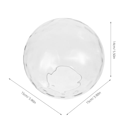 ABOOFAN Globus Lampenschirm Ersatz-Glaskugel-Schirm Dekorativer Kugelschirm Glasballen-Lampenschirm für Deckenleuchten Pendelleuchten Kronleuchter 60-65m