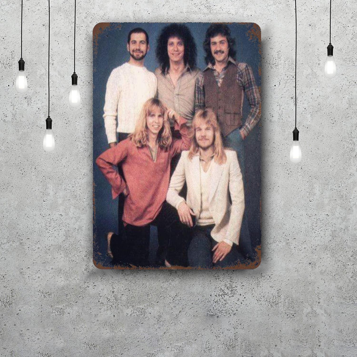 

Styx Band Vintage Metal Tin Signs Posters Decor Retro Metal Plaque Wall Art Decor for Garage Bar 20x30cm（7.8x11.8inch）