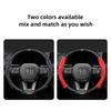 Carbon Fiber Leather Car Steering Wheel Cover Protective Shell For Honda Civic Accord Crosstour Spirior Odyssey Avancier UR-V CB0