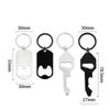 Blank Metal Keyring Bottle Opener Tag - Festival Gift In Stock
