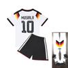 Germany National Team Football Jersey Set, Home White, No. 10, for Kids & Adults (Size 14-3XL)