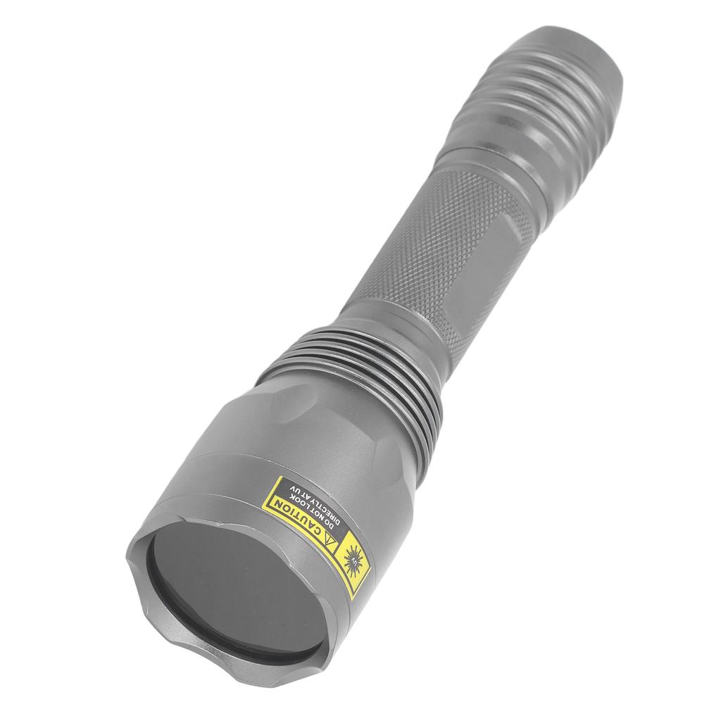 UV Flashlight Portable Aluminum Alloy Shell 365nm LED Blacklight Flashlight for Forged Documents