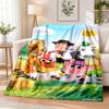 La Granja De Zenón Flannel Throw Blanket Soft Warm Cozy For Sofa Bed Indoor Home Bedroom Use