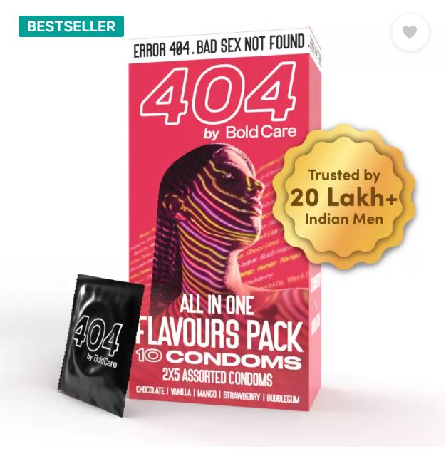 Prezervative Bold Care All-In-One Multi-Aromă Pachet Prezervativ (10 prezervative)