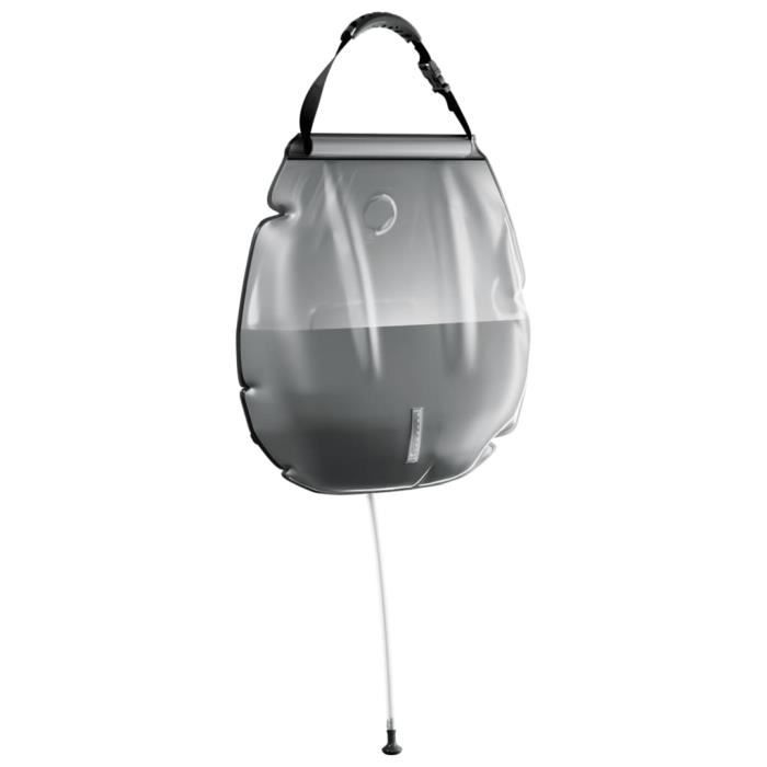 Sac de douche de camping - VIDAXL - 20 L - PVC - Bleu - Chauffage solaire rapide