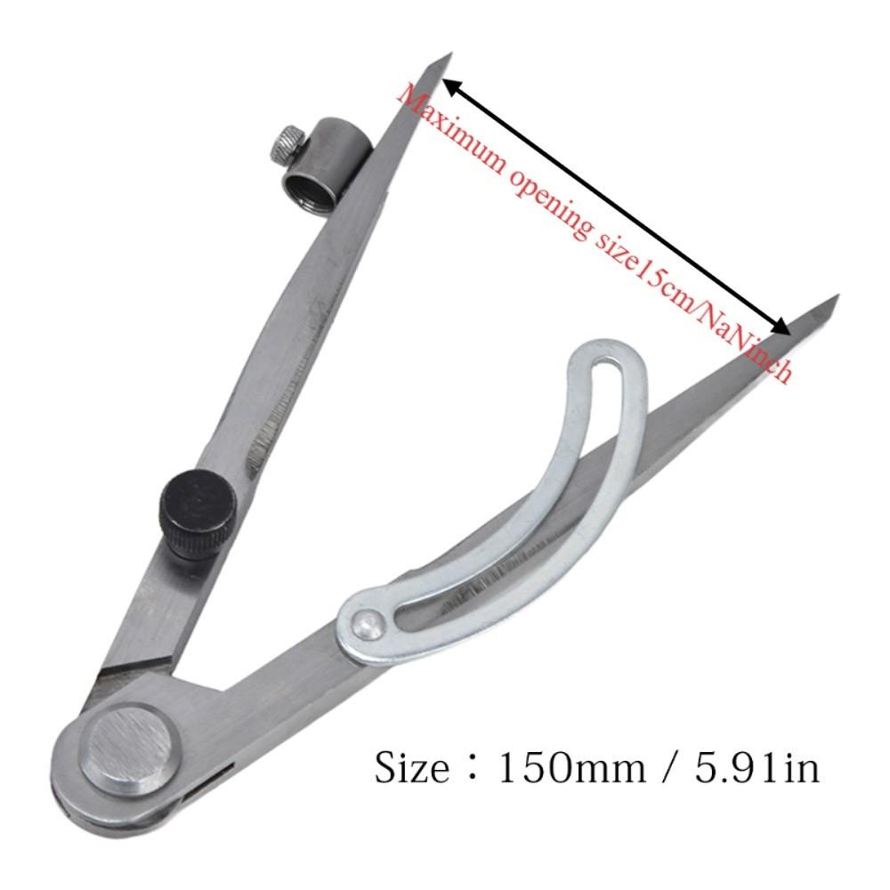 150mm Wing Divider Gauge 250mm Wing Divider Compass Lockable Lockable Scribing Tool Woodworking