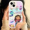 Cute G-Gabbys D-Dollhouse Phone Case For IPhone 16 15 14 11 12 13 Pro Max Plus Back Leather Shell