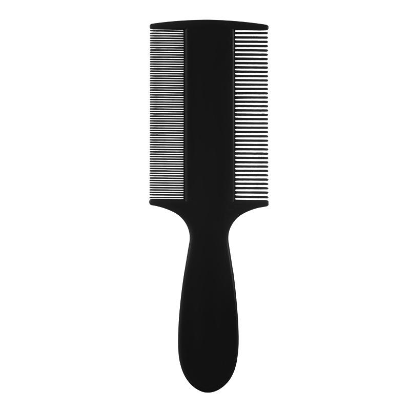 Double-sided fine tooth comb, used for smoothing hair, removing dandruff and lice, suitable for various hair types