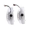 2Pcs LED Car Door Logo Projector Ghost Shadow Light For Mitsubishi Pajero V87 V93 V97 V80 2007 - 2015 2016 2017 2018 Accessories