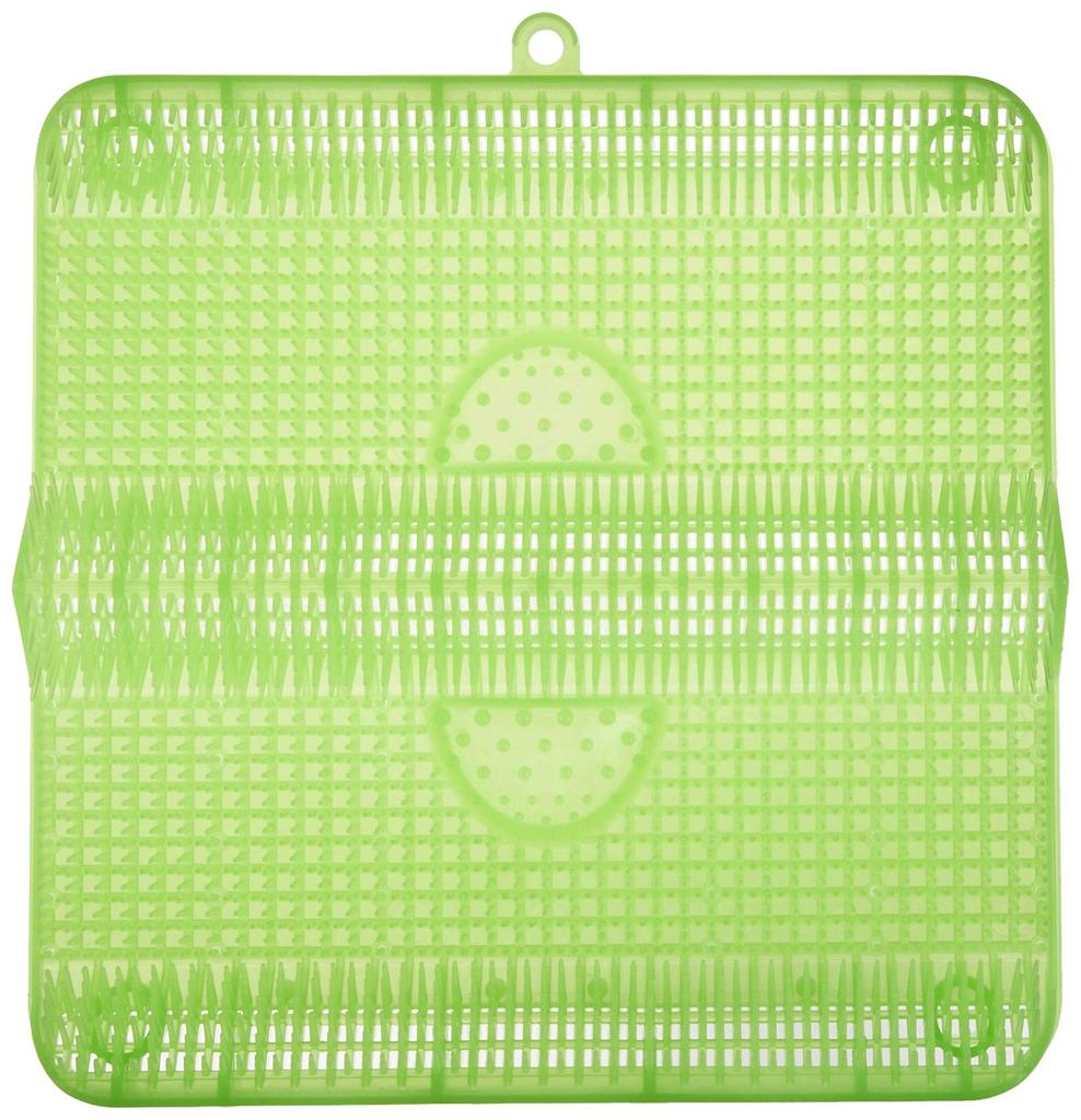 Hashimoto Foot Washing Mat Refreshing in the bath Have you ever washed the soles of your x x 4cm Scrub-able! - - feet? HB-2815, Green, 32.5 30.5