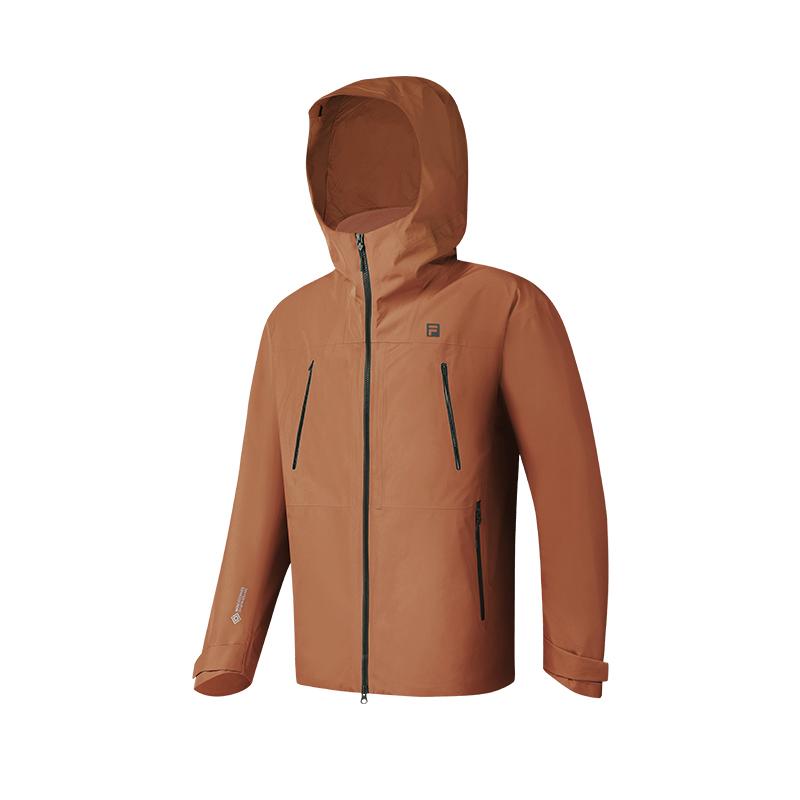 FILA Loose Versatile Fashion Jacket Two-Piece Set Men Tops Ochre A11M517724FBN