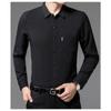 Abbigliamento da Papà Camicia a Maniche Lunghe Imbottita e Foderata in Pile Inverno Nuovo Caldo Casual da Uomo Abbigliamento da Uomo