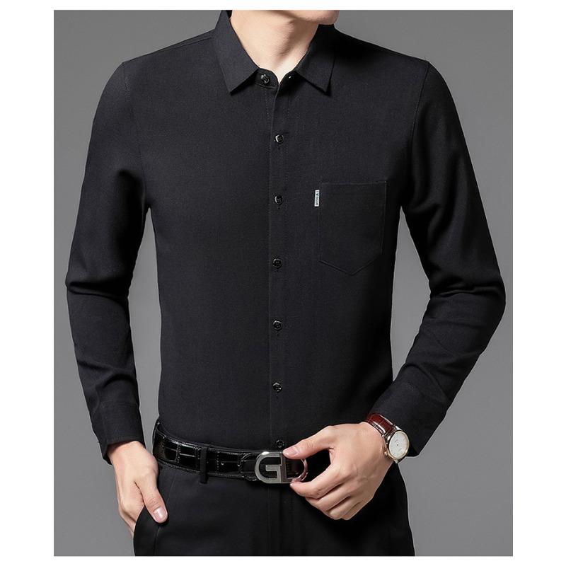 

Рубашка с длинным рукавом на флисовой подкладке для папы, новая теплая зимняя мужская повседневная одежда XXXL