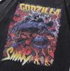 Amerikaans High Street Punk Zwaar Kleine Halslijn Gewassen Oude Korte Mouwen T-shirt Heren en Dames Retro Stijl Halfmouwige Tee