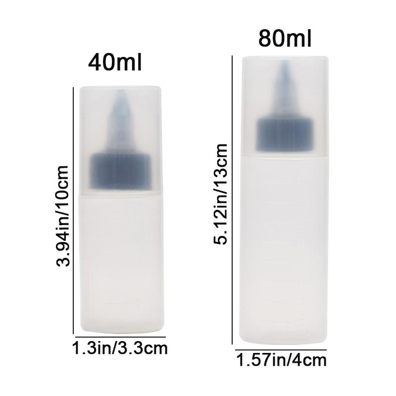 1Pc Kitchen Squeeze Bottle Oil Condiment Sauce Squeeze Bottles Leak Proof Portable Mini Squeeze Container Home Cooking Tool