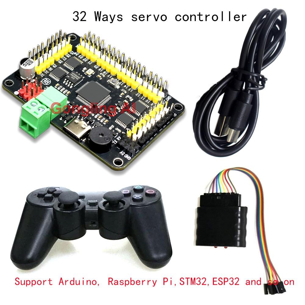 6 DOF Robotic Arm DIY Kit Multi Dof Robot Servo Grasping Maker Education Construction For Arduino ESP32 Programmable Robot Arm