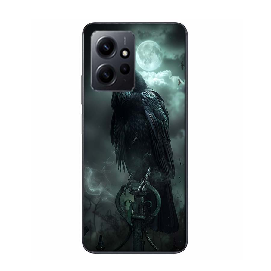 Raven Dark Crow Phone Case For Redmi Note 14 15 Pro 5G 13 12 Pro Plus 11 11T 11E 11S 10 Pro 10S 9 9S Cover Cell Clear TPU Capa C