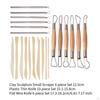 22Pcs Clay Tools Kit Air Dry Tool,Double Ended,Clay Modeling Tools, Pottery Carving Set for