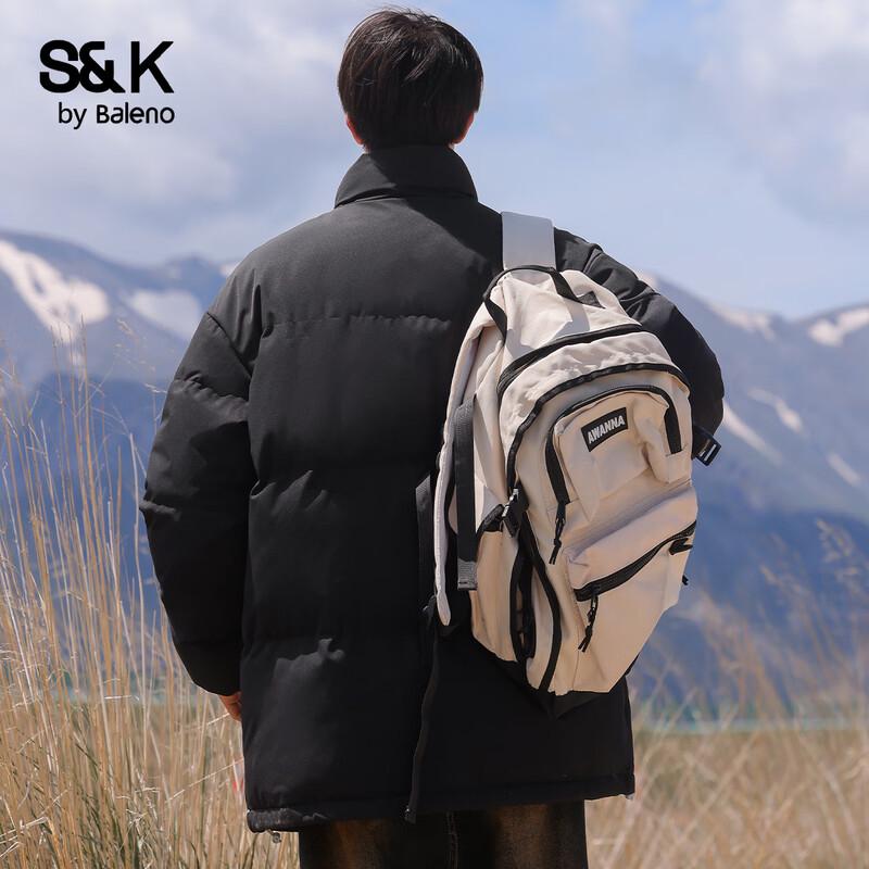 Baleno S&K Kollektion Herren Freizeit Stehkragen Steppjacke