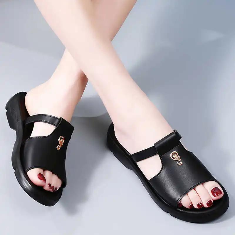 Light Slip Resistant Sandals 34 Size Summer Women Sneakers Shoes Flip Flop Slippers Sport Athletics Genuine Brand