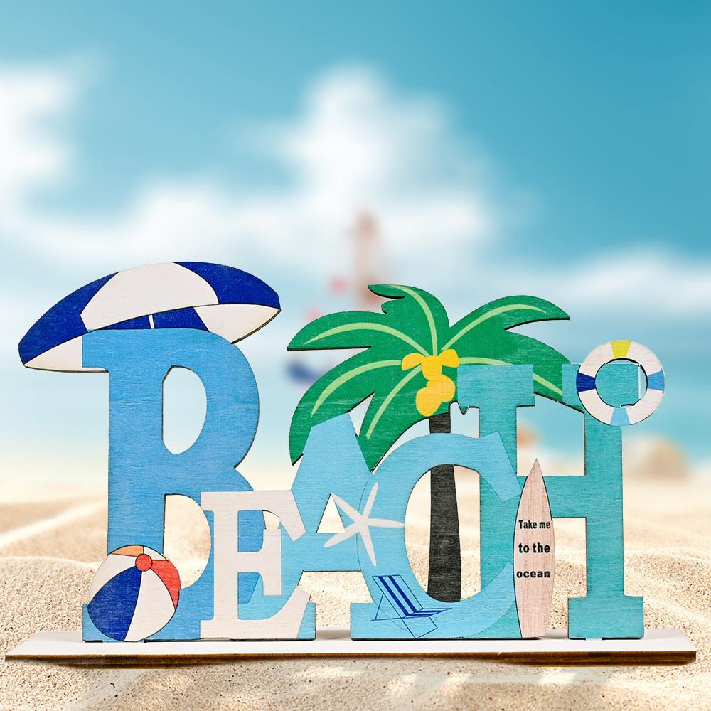 Artistic Style Mediterranean Wooden Decoration In Ocean Blue For Stylish Accents Home