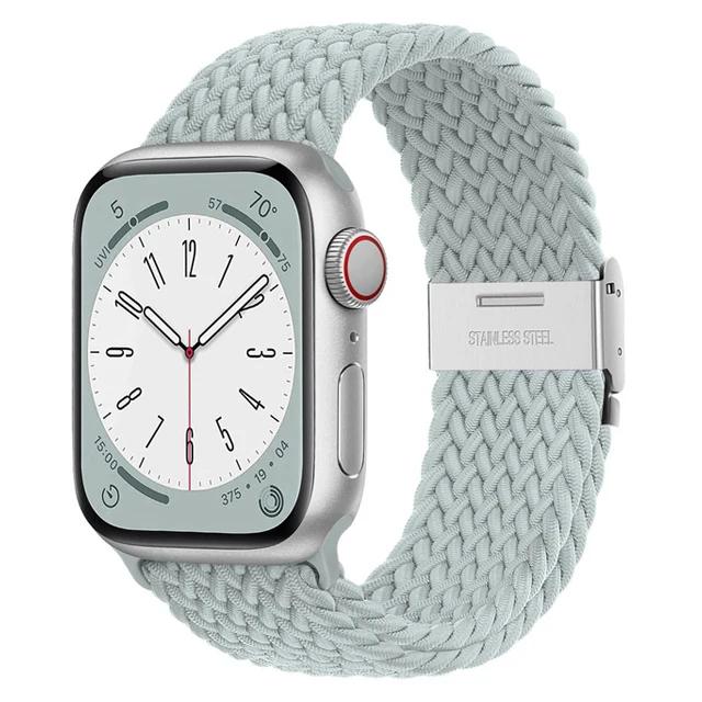 Braided Solo Loop Strap For Apple Watch Ultra2 Band 49mm 45mm 44mm 40mm 41mm 42mm 46mm Correa Bracelet Series 8 7 Se 6 9 3 10 11