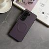 Men's Carbon Fiber Magnetic Case For Samsung Galaxy S21 FE S22 Ultra S23 Plus Shockproof Comfortable Grip Phone Cover S21 Plus
