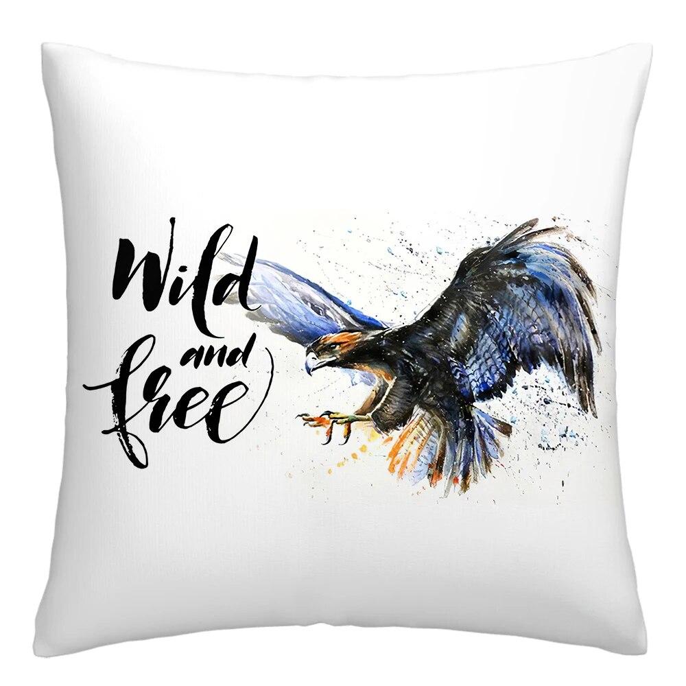 

Спальня, гостиная, украшение, наволочка, тигр, лев, волк, акварельная живопись, наволочка 40x40cm