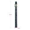 8 Hole Mini Pocket Saxophone ABS with Alto Mouthpiece Ligature Reeds Dental Pads Finger Charts Cleaning Cloth Carrying