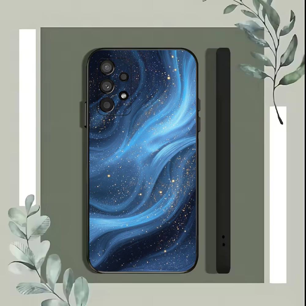 Starry Glow Phone Case For Samsung S25,S24,S21,S22,S23,S30,Ultra,S20,Plus,Fe,Lite,5G Black Cover