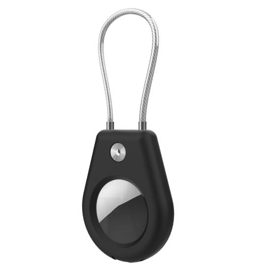 Keychain Holder for Hexagon AirTag with Screw Socket Waterproof Tracker Lock Case Impact-Resistant Protective