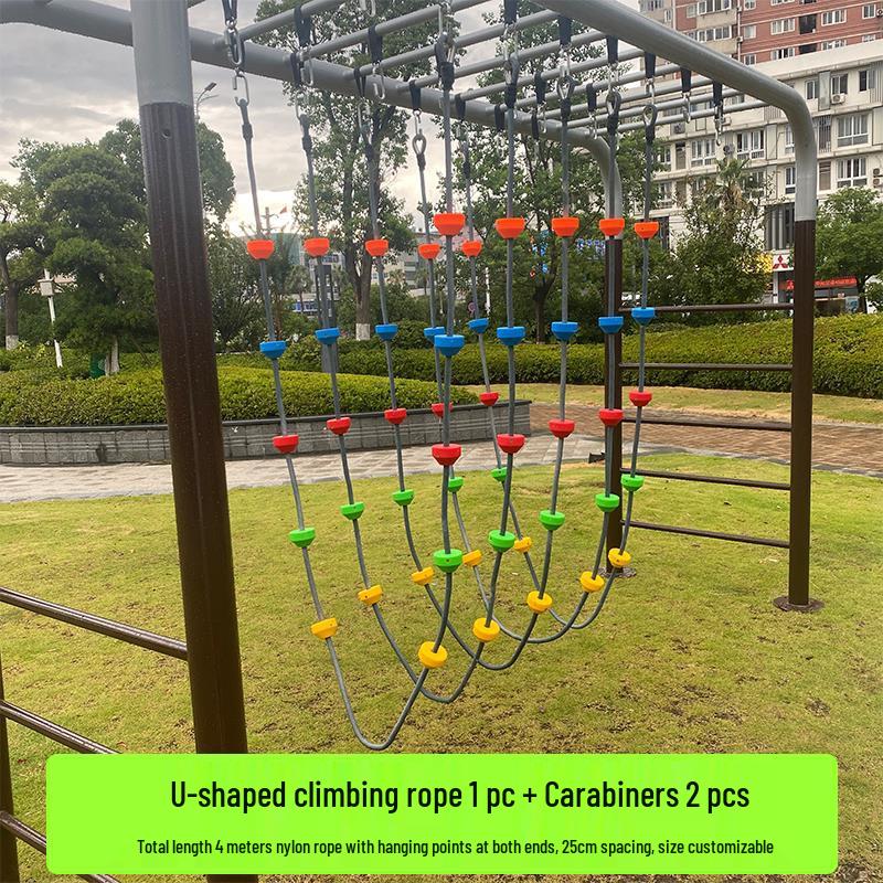 Children's Indoor/Outdoor Climbing and Swing Training Set with Rope Ladder