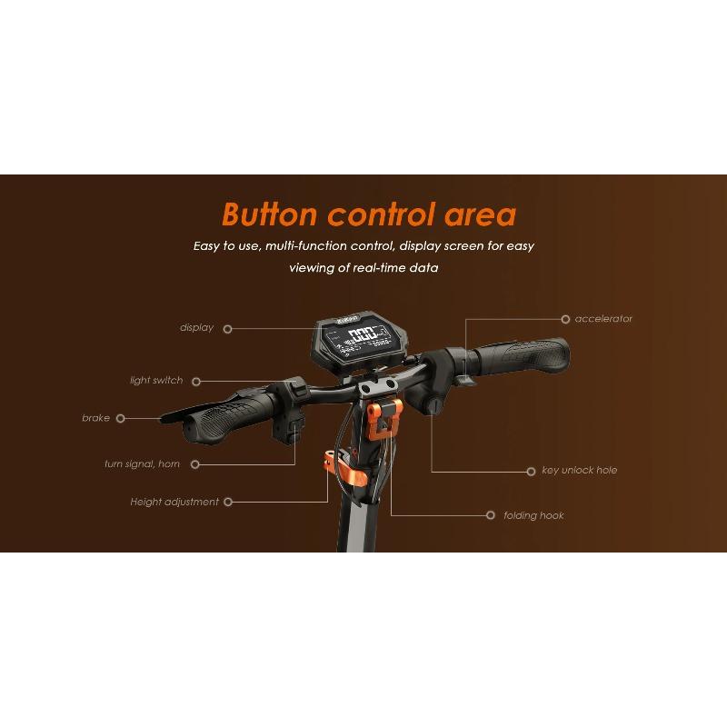 2025 KuKirin G2 PRO Elektrická koloběžka 48V 15.6AH Vysokokapacitní Silniční Elektrická Koloběžka s Velkou Baterií pro Jízdu na Dlouhé Vzdálenosti