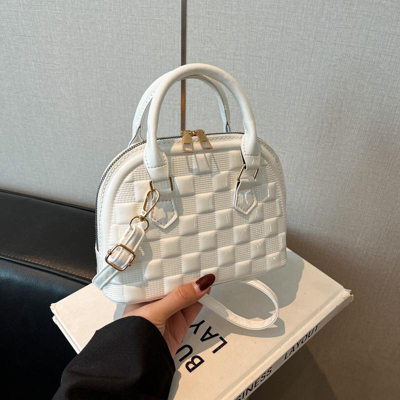 Trendy textured women's bag 2025 new crocodile pattern shell versatile shoulder underarm bag women's hand bag