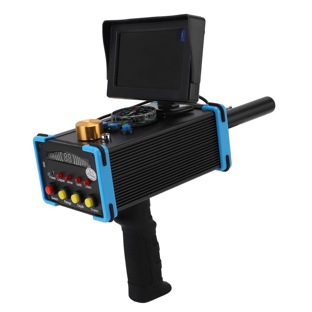 Underground Metal Detector 15m Deep 1000m Range Underground Metal Scanner with Screen Compass for Gold Silver Copper