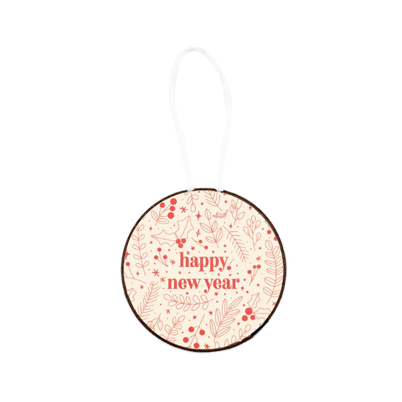 

Рождественские круглые подвески, Санта-Клаус, Рождественская елка, Украшения для окон One Size