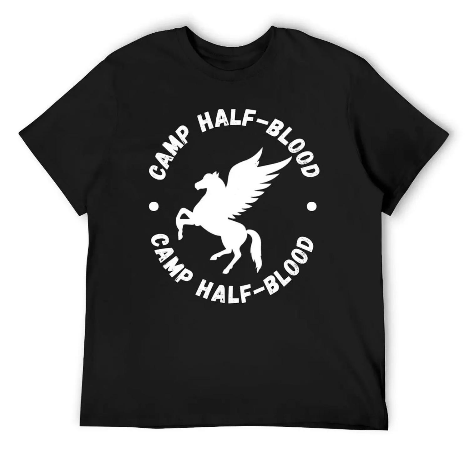 

Camp Half-Blood T-Shirt anime figures plus sizes Luxury man outfits for men XXXXXL чорний