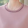 Chic Spring & Autumn Korean Knit Sweater Coat Set for Middle-Aged & Elderly Women