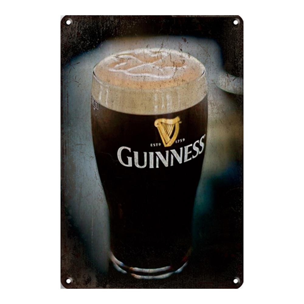 Orangina Vintage Metallschild 30,5x20,3cm - Retro Wanddekoration