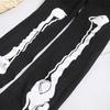 Women's Stockings Sexy Thin Black Thin Leggings Halloween Skeleton Silk Tights  Skull Print Pantyhose Cosplay Party