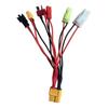 6 Way XT60 Splitter Cable 30Amp Power Distribution For Remote Airplanes Multirotor Battery Systems