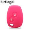 silicone key cover holder key case for Renault Clio 3 Logan 2 Dacia Duster sandero stepway Lada Largus for Nissan Almera terrano