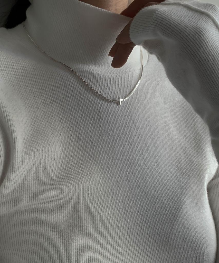 Baradu 925 Simple Cross Necklace